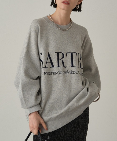 LOUNGEDRESS（ラウンジドレス）の「刺繍ロゴニット（ニット/セーター