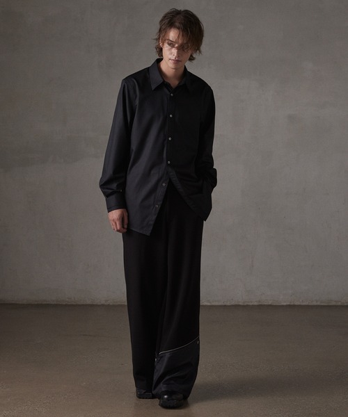 GRANCY】Reverse LayeredDesign Slacks / リバース レイヤードデザイン