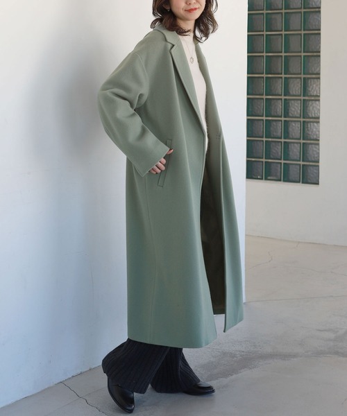SLOBE IENA（スローブイエナ）の「SUPER100 ロングチェスターコート