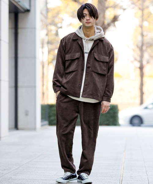 セール】太コーデュロイ CPOジャケット シェフパンツ セットアップ