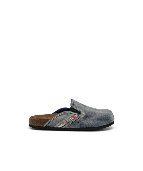 メンズ デニムスリッポンミュール D-WOODSTOCK SLIP-ON（サンダル