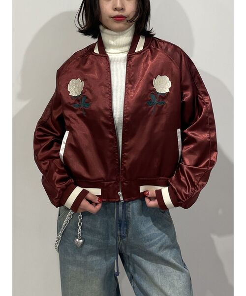 jouetie（ジュエティ）の「ローズエンブロイダリースカジャン【別注