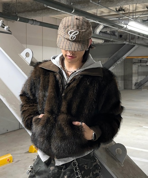 ハイネックファーブルゾン（ブルゾン）｜MandO（Auntie Rosa