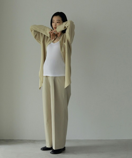 Reha.】Tuck Wide Pants（その他パンツ）｜anuke（アンヌーク）の