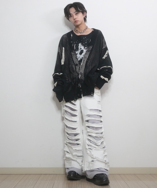 GRANCY（グランシー）の「【GRANCY】Sweat Docking Design Damage