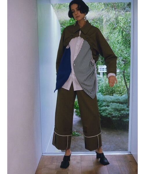 UN3D.（アンスリード）の「トレンチショートブルゾン（ブルゾン）」 - WEAR