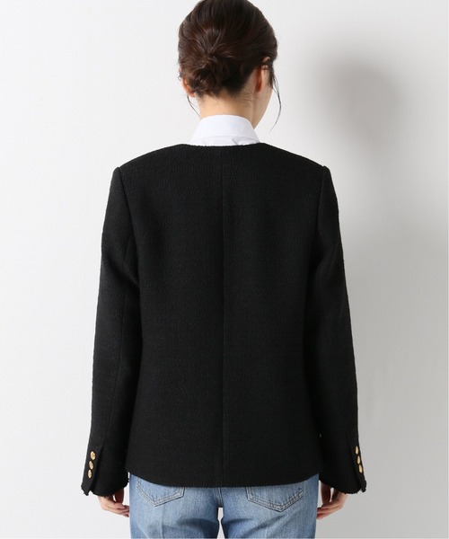 plage（プラージュ）の「【GIRL】ツィードノーカラージャケット