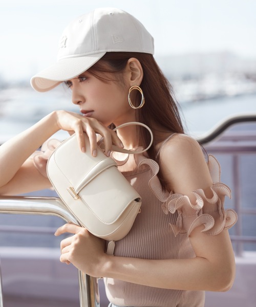 SNIDEL（スナイデル）の「Sustainableプリーツフリルドッキングニット