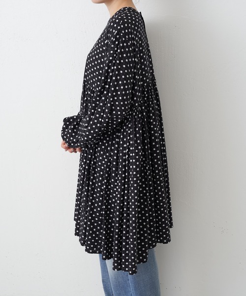BEARDSLEY（ビアズリー）の「《ビアズリー》ドットギャザーチュニック