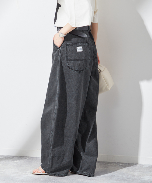 AYA KANEKO×Lee×L'ESSAGE】SUPERSIZED WORK：デニムパンツ（デニム