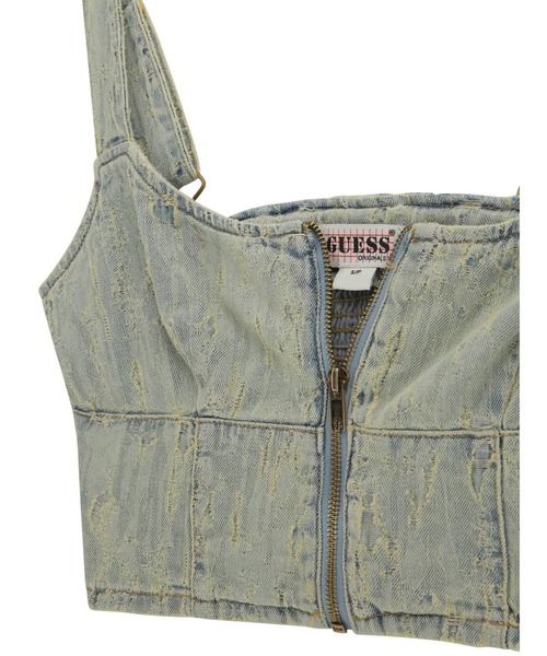 GUESS Originals Zip Bustier トップス | GUESS(ゲス) JAPAN 公式