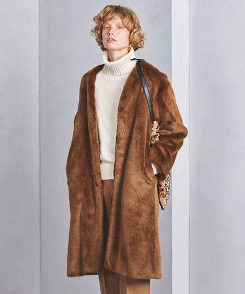 UNITED ARROWS（ユナイテッドアローズ）の「UWSC フェイクファー Vノー