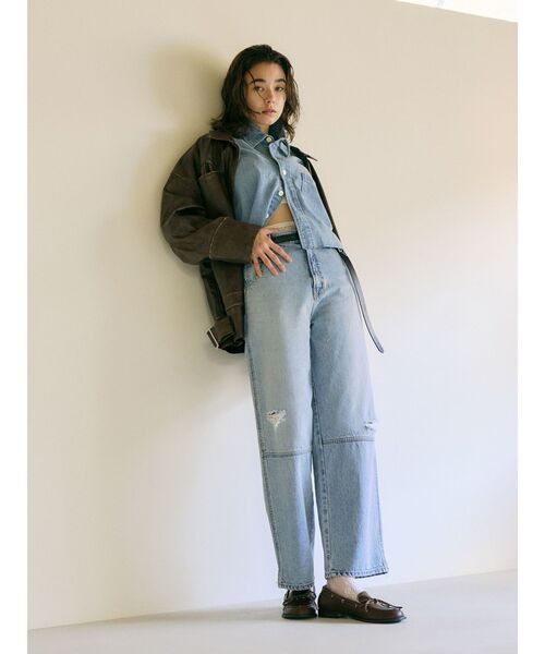 Ungrid（アングリッド）の「カットオフショートデニムシャツ（シャツ