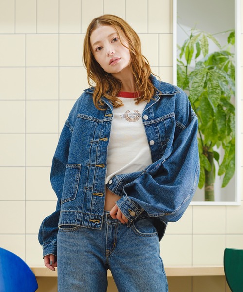 セール】Levi's/リーバイス バルーンスリーブ トラッカージャケット