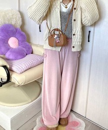 その他パンツ（ピンク/桃色系・コーデュロイ）ファッション通販 - ZOZOTOWN