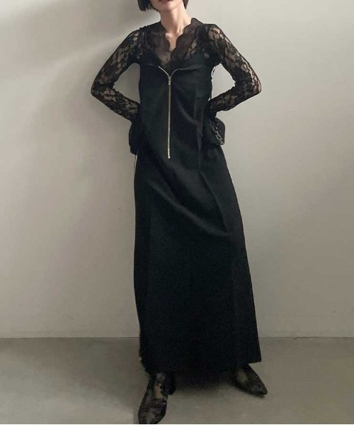 SIDE MARBELT LADY LIKE DRESS（ワンピース）｜Ameri（アメリ）の