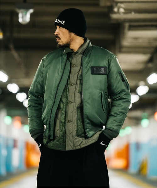 AVIREX（アヴィレックス）の「《AVIREX×NMU》EMBROIDERY MA-1 / エン