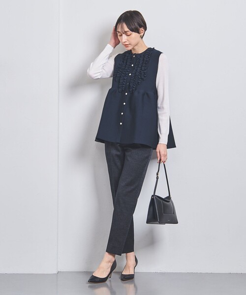 UNITED ARROWS（ユナイテッドアローズ）の「P ミニフリル ニットベスト