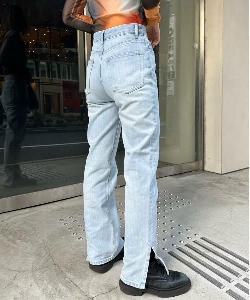 SLIM STRAIGHT DENIM PANTS（デニムパンツ）｜Ameri（アメリ）の