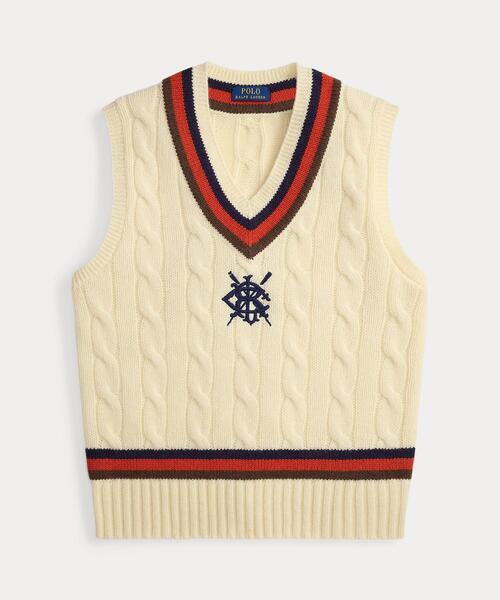 セール】ウールブレンド クリケット セーター ベスト（ベスト）｜POLO