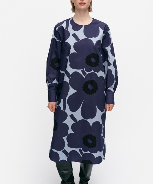 marimekko（マリメッコ）の「Unikko / Febina cotton poplin dress