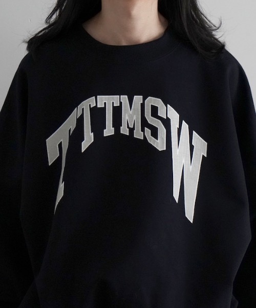 TTT MSW（ティー）の「TTT MSW COLLEGE LOGO CREW NECK SWEAT
