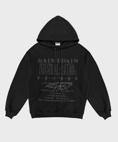 セール】SPインダストリアルフードパーカー ブラック（パーカー