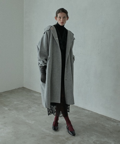 LE CIEL BLEU（ルシェルブルー）の「フードオーバーコート / Hooded