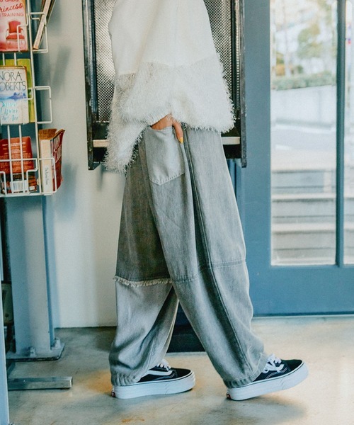 niko and（ニコアンド）の「【MODE NORM CORE】リメイク風デニム