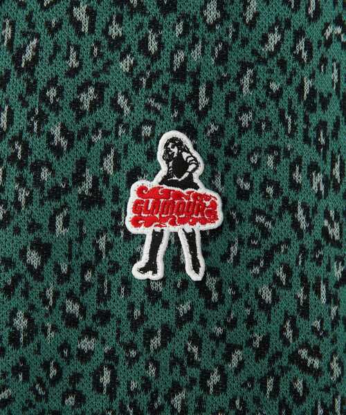 LEOPARD柄VIXEN GIRLワッペン カーディガン