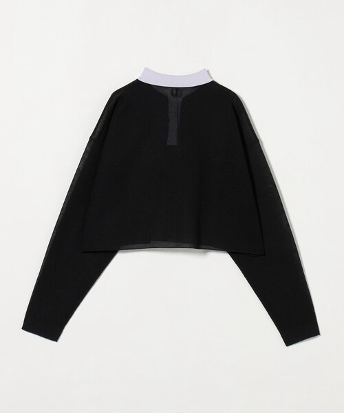 6（ロク）の「＜6(ROKU)＞シアー ラガー ニット（ニット/セーター