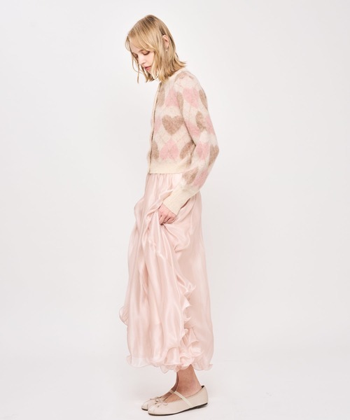 DEICY（デイシー）の「ハートアーガイルカーディガン（カーディガン