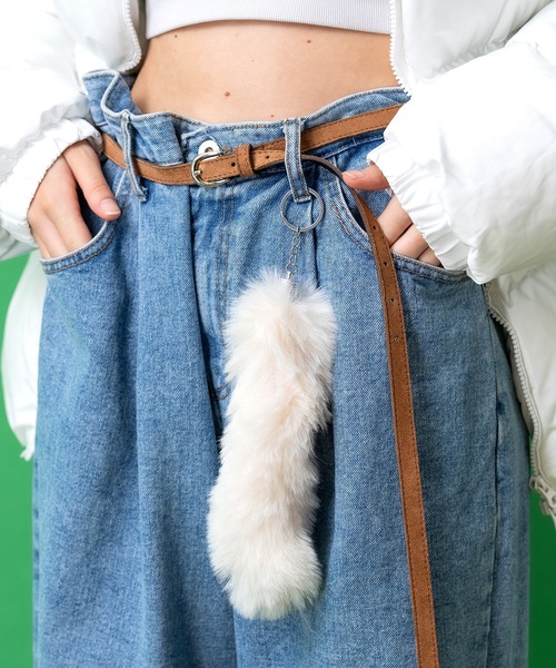 an meets zakka しっぽキーホルダー / キーリング シッポ 尻尾 ファー