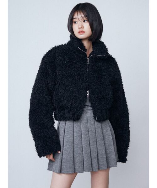 EMODA（エモダ）の「シングルミニボアブルゾン（ブルゾン）」 - WEAR