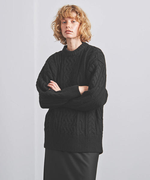 HYKE（ハイク）の「＜HYKE（ハイク）＞ FISHERMAN ニット