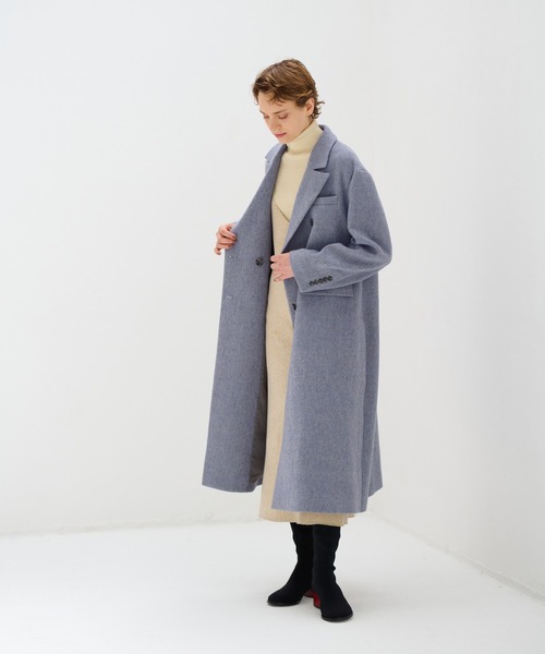 LANVIN en Bleu（ランバンオンブルー）の「ロングダブルコート（その他