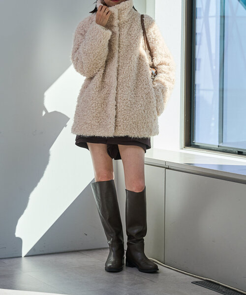 mystic（ミスティック）の「フェイクファーコート（その他アウター