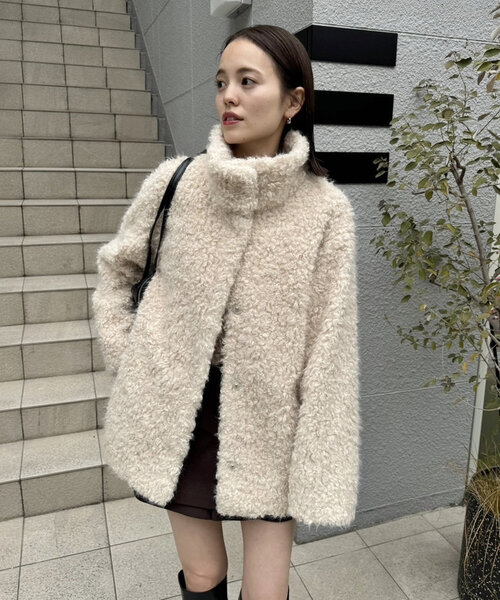 mystic（ミスティック）の「フェイクファーコート（その他アウター