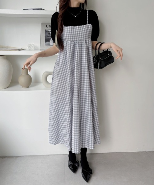 セール】【ギンガムチェック】キャミ ワンピース（ワンピース）｜Ada