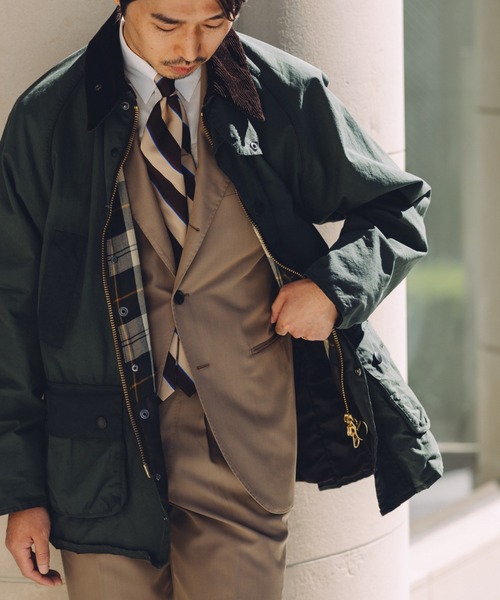 Barbour（バブアー）の「Barbour × BEAMS F / 別注 BEDALE CLASSIC FIT