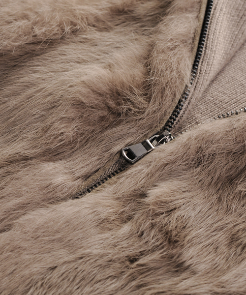 ZOY ゾーイ ラビットファーベスト ZOY ゾーイ ラビットファーベスト