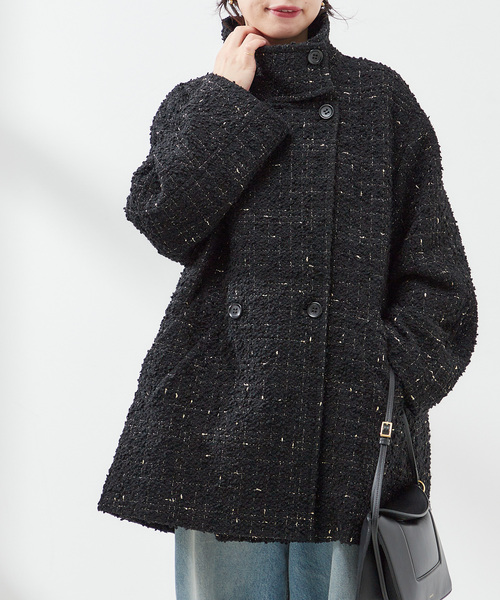 セール】MANTECO GIOLICA スタンドショートコート（その他アウター