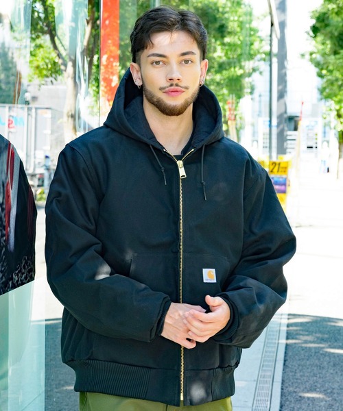 セール】Carhartt フランネル裏地付きダックアクティブパーカー