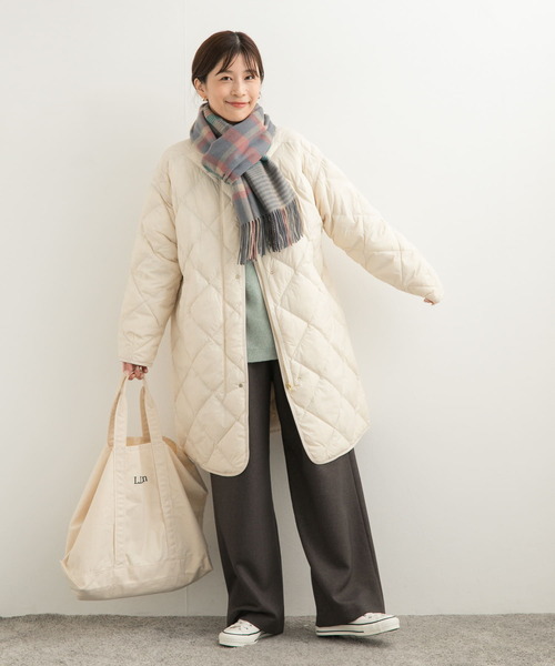 セール】『WEB/一部店舗限定カラー』ライトダウンキルトロングコート