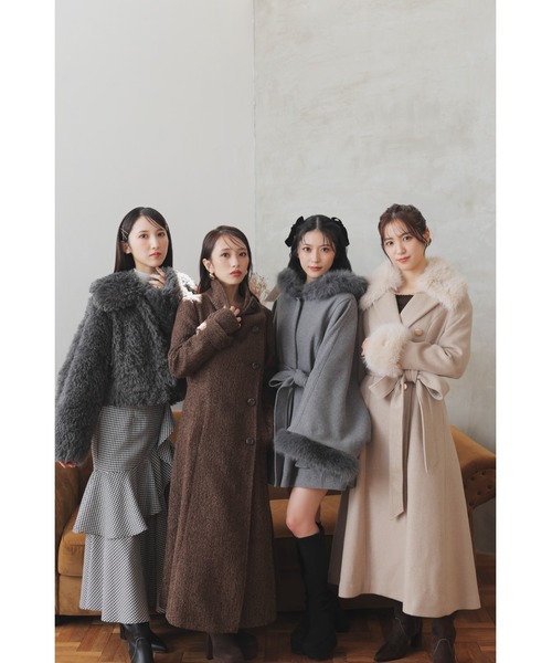 25オーバーネックシンデレララインコート 秋服 冬服（ステンカラー