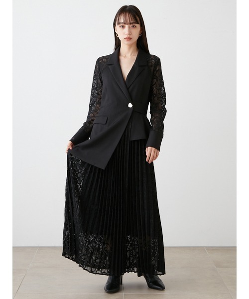 SNIDEL（スナイデル）の「スイッチングレースドレス（ワンピース