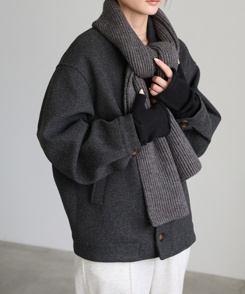 セール】フィンガーレスニットアームウォーマー（アームカバー