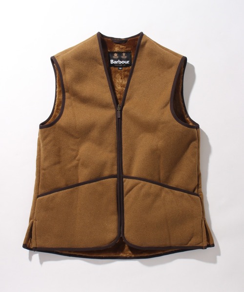 セール】【BARBOUR/バブアー】Warm Pile Waistcoat Zip-In Liner