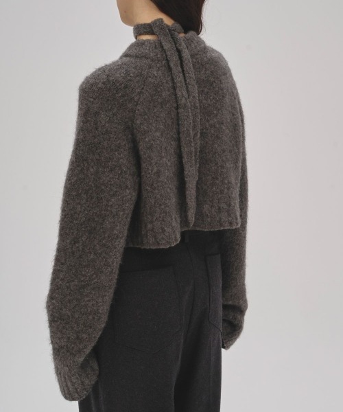 todayful Brashed ブラッシュドニットカーディガン C.GRY TODAYFUL