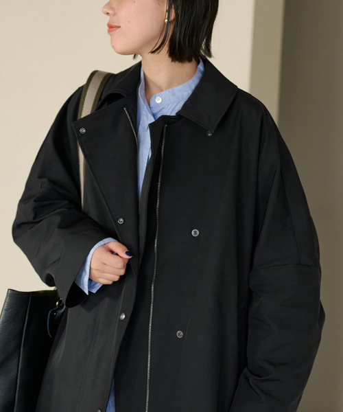 FRAMeWORK 撥水ポンチョトレンチコート38 フレームワーク